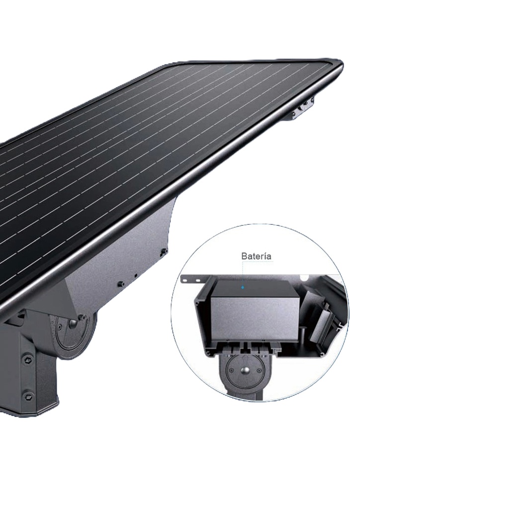 Eter 60 - Luminaria Solar Autocontenida para instalación en Postes, 6900lm DS01