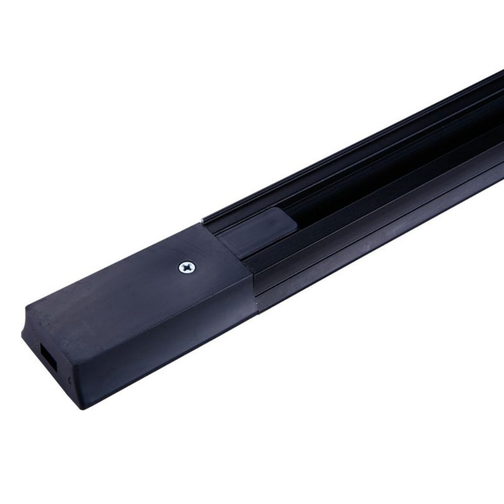 Riel monofasico negro 2 m