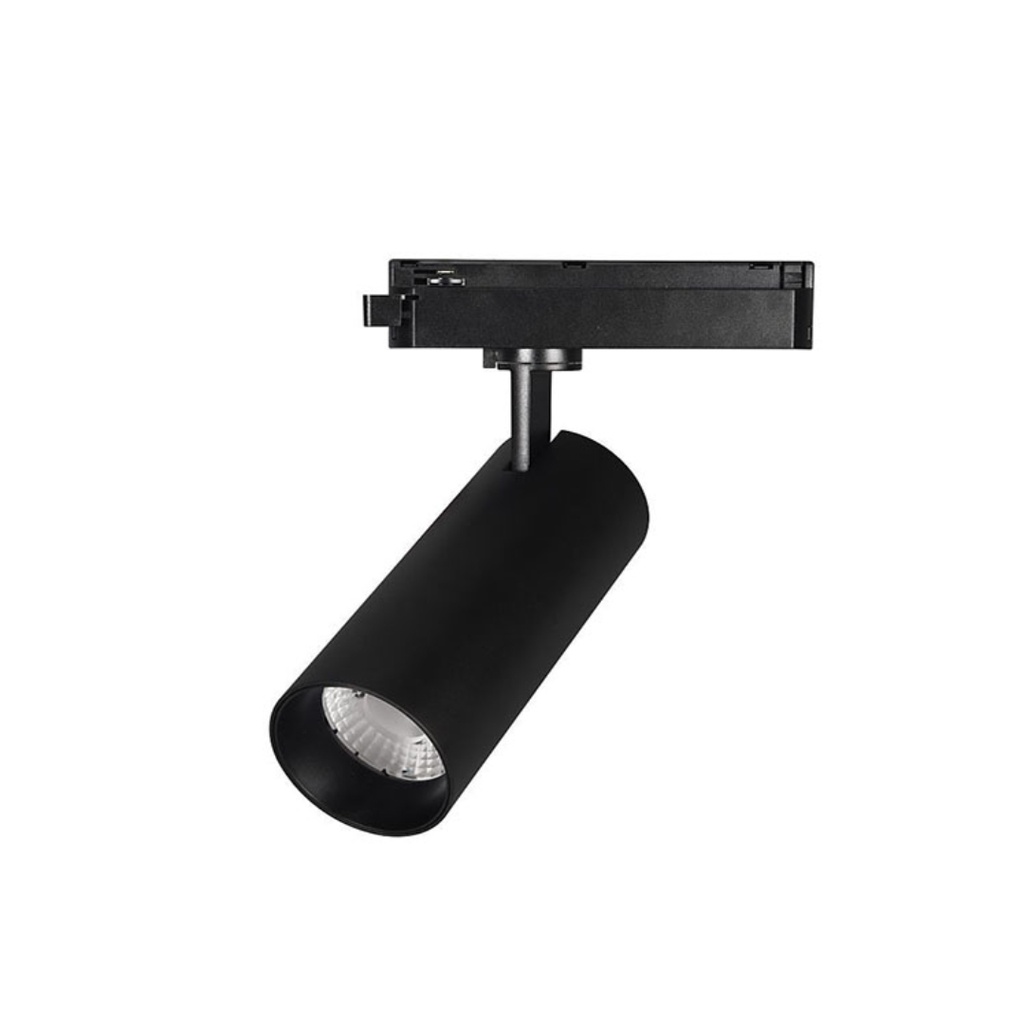 Carina W 18 N - Luminaria LED para Riel Monofásico, 18W, 1350lm, 3000K / 4000K, Ra>90 
