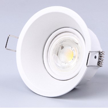 [IEC21499WT] Jack WT - Soporte GU10 Basculante Embutido Antideslumbrante Blanco 