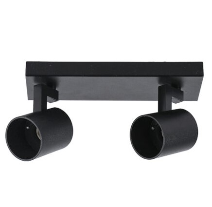 Canopus 2 BK - Luminaria Sobrepuesta Direccionable 2xGU10 Negra (No incluye ampolletas)