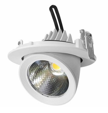 [TD165-30W-38-4000] Pura 30 - Luminaria LED Basculante Embutida en Cielo 30W 3000K / 4000K, Ra >80 (38º)