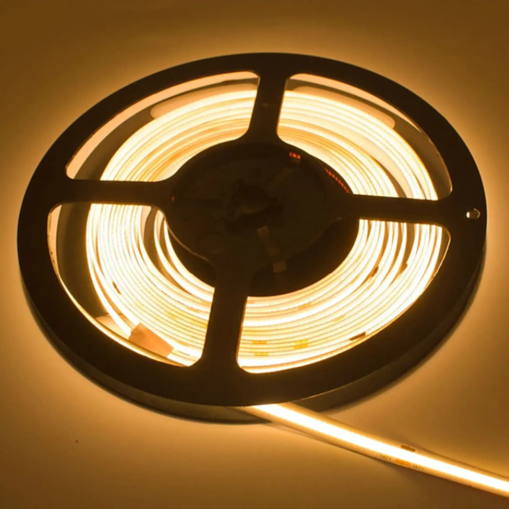 Cinta LED COB 10W/m, IP20, 24V DC, 384 LED/m, 100lm/W, Ra>90, 8mm, 5m, 2700K / 3000K / 4000K