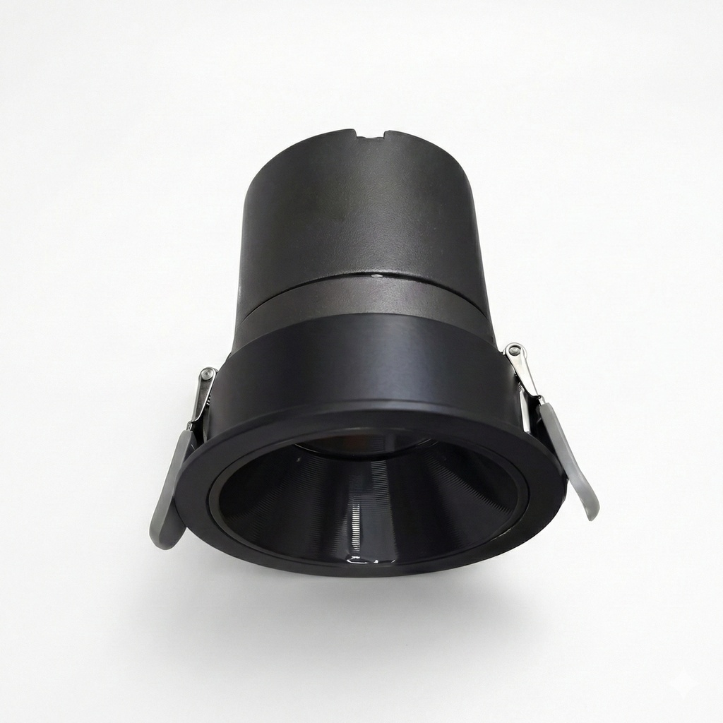 [IEC24018-3000K-BK] Henry 18 - Luminaria LED Basculante Embutida en Cielo 18W 3000K, Ra > 85 (Negro)