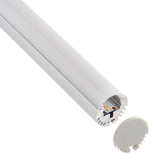 [ADW-2014] Perfil de Aluminio Circular para Cinta LED, 110cm