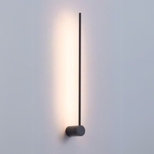 [LWA361-BK] Atos - Apliqué LED de iluminación indirecta. 9W, 900lm, 3000K