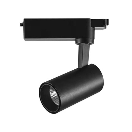 [BY-LT001] Carina 20 BK - Luminaria LED Proyector de Enfoque Para Riel Monofásico, 20W, 2000 lm, 40°, Ra>90, 3000K