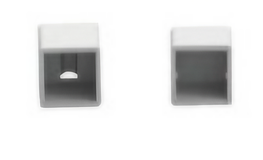 [NLF1010-F-CAP] Tapas Terminal para Cinta Neon NLF1010 (1 Tapa Ciega + Tapa con Entrada para Cable)