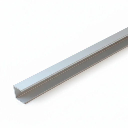 [NLF1010-1] Perfil canal en "U" Aluminio 10x10mm x 1m para montaje de Neon LED N1010 