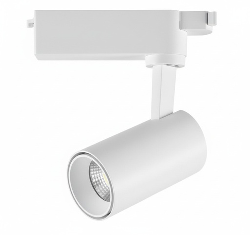 [ISR25010WT] Carina 10 WT - Luminaria LED para Riel Monofásico, 10W, 1000lm, 3000K, Ra>90, Driver Eaglerise